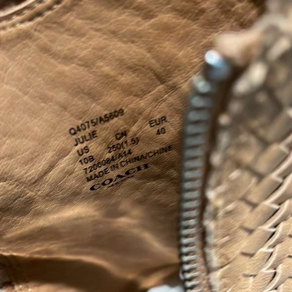 Vintage Coach Julie Peep Toe Heel Size 10 EXCELLENT CONDITION!!! Worn only once - Picture 4 of 7